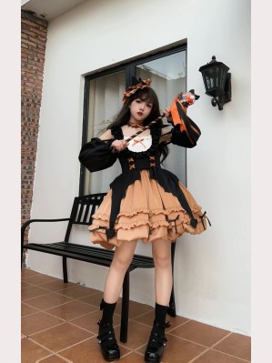 Starry Night Witch Halloween Lolita Dress JSK (WS207)